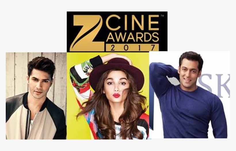 Salman, Varun & Alia To Set The Zee Cine Awards 2017 - Album Cover, transparent png download