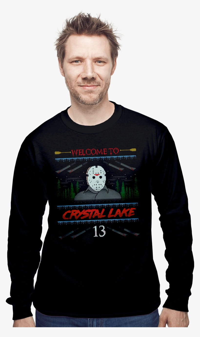Welcome To Crystal Lake - Sweater, transparent png download