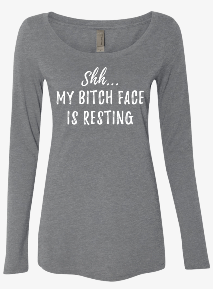 Retro Kiddie City Ladies' Triblend Long Sleeve Scoop - Shirt, transparent png download