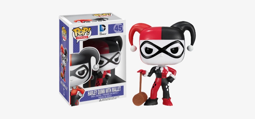 Harley Quinn With Mallet Us Exclusive Pop Vinyl [rs] - Harley Quinn Vinyl Pop, transparent png download