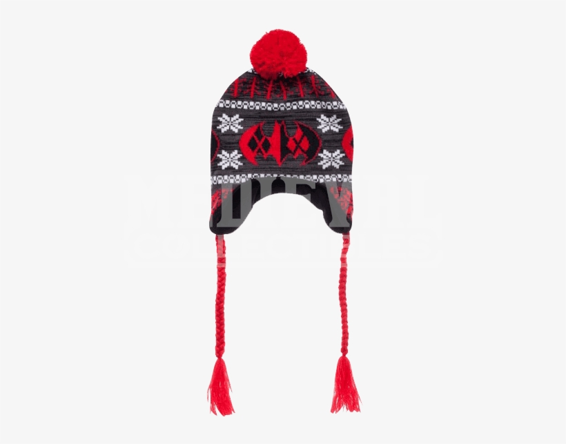Harley Quinn Fairisle Laplander - Batman Harley Quinn Fair Isle Laplander Hat, transparent png download