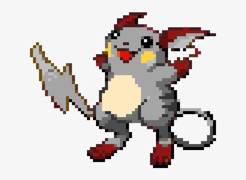 Raichu - Pokemon Raichu Pixel, transparent png download