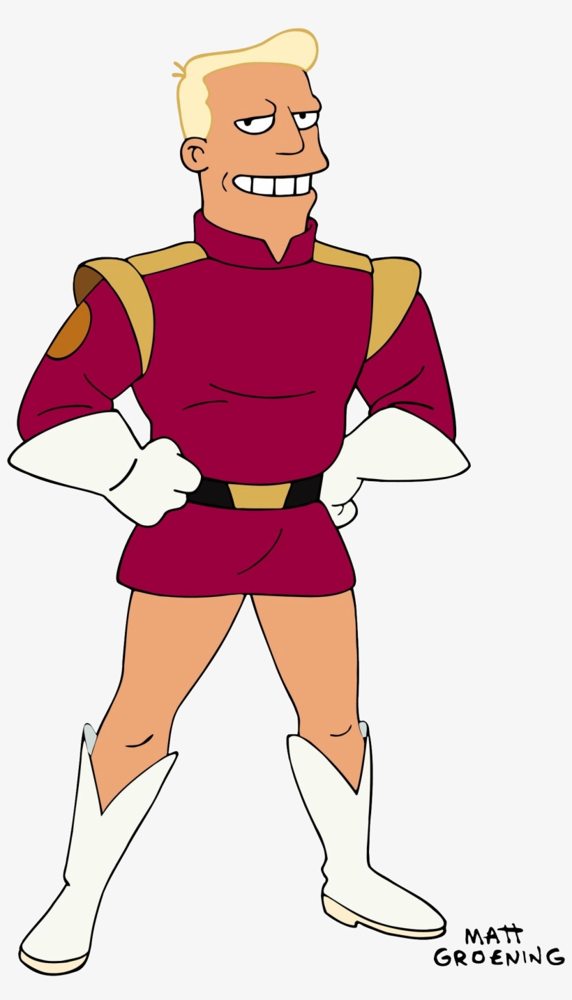 Futurama Png - Sitcom Futurama Captain Zapp Brannigan Red Uniform, transparent png download