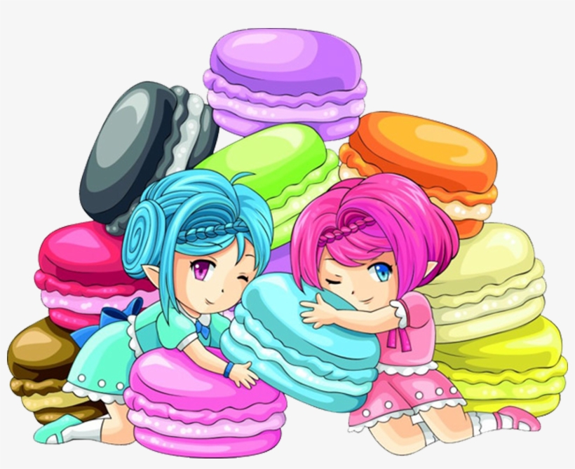 Macaron Dessert Illustration - Macaron, transparent png download