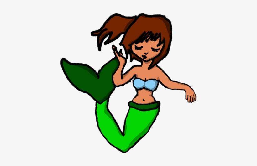 People/ Cartoon/ Mermaid - Cartoon In Tux Paint, transparent png download