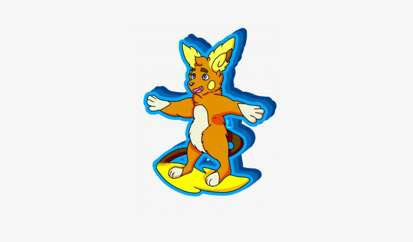 Alolan Raichu - Cartoon, transparent png download