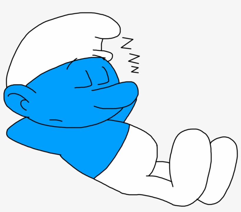 Lazy Smurf Png, transparent png download
