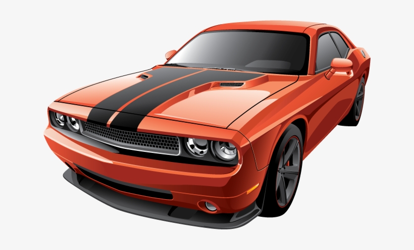Need Car Key Or Remote Programmed - Orange Muscle Car, transparent png download