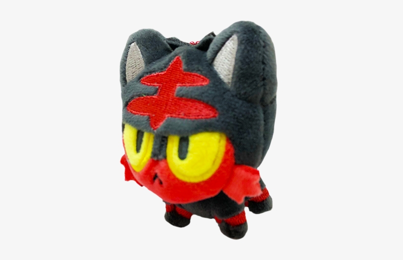 Litten Keychain Plushie - Pokémon, transparent png download