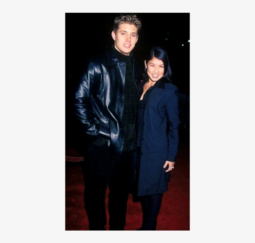 Jensnedit Jensen Ackles Public Appearances 1999 Octobersky99 - Leather Jacket, transparent png download
