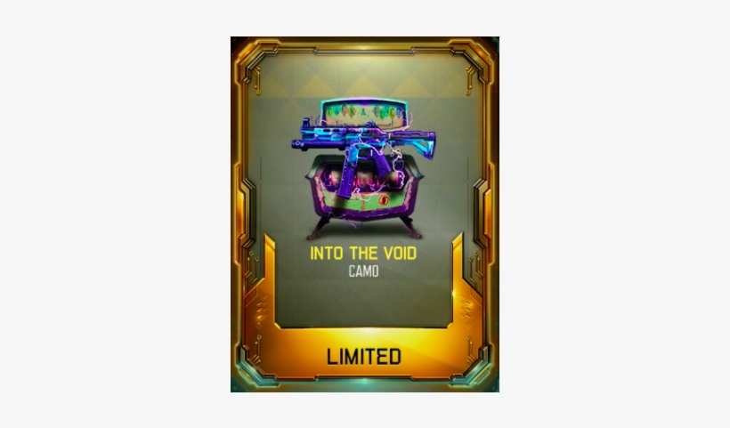 Black Ops 3 Level 1000 Rare Camos Unlocked - Into The Void Camo Supply Drop, transparent png download