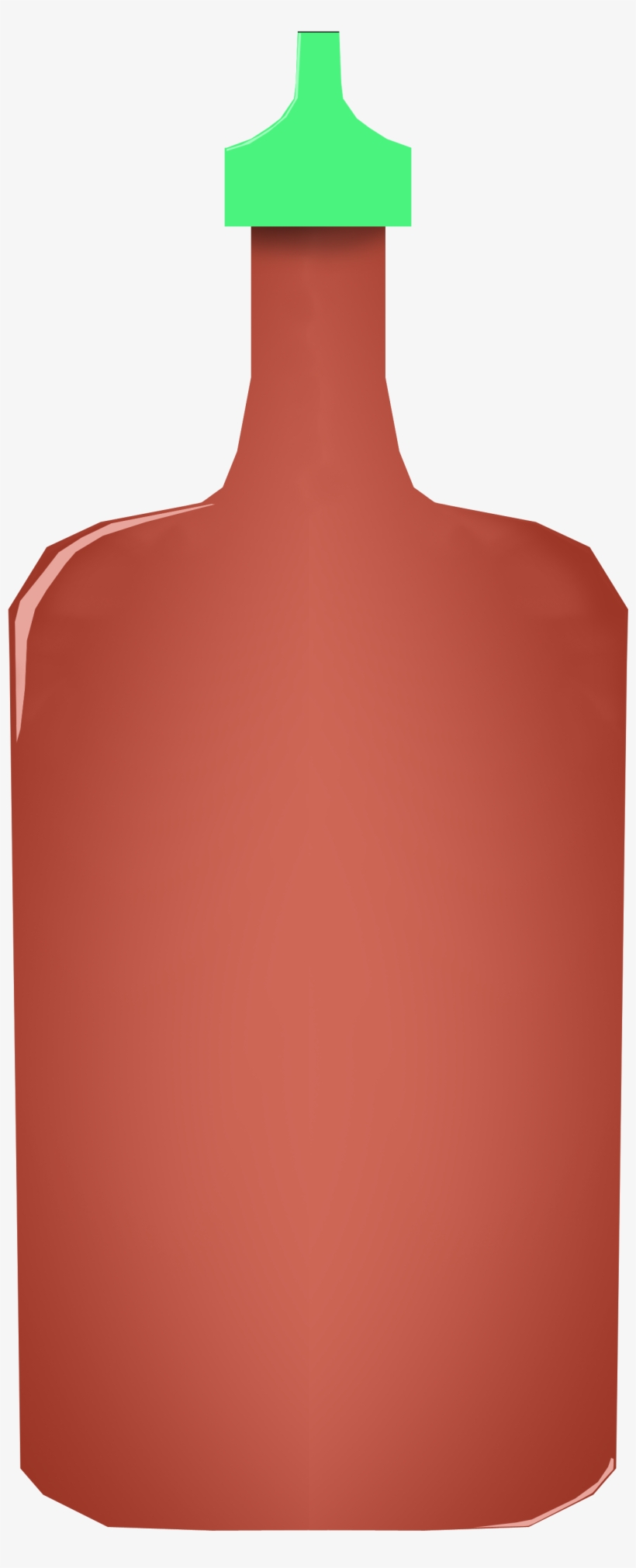 Sriracha - Glass Bottle, transparent png download