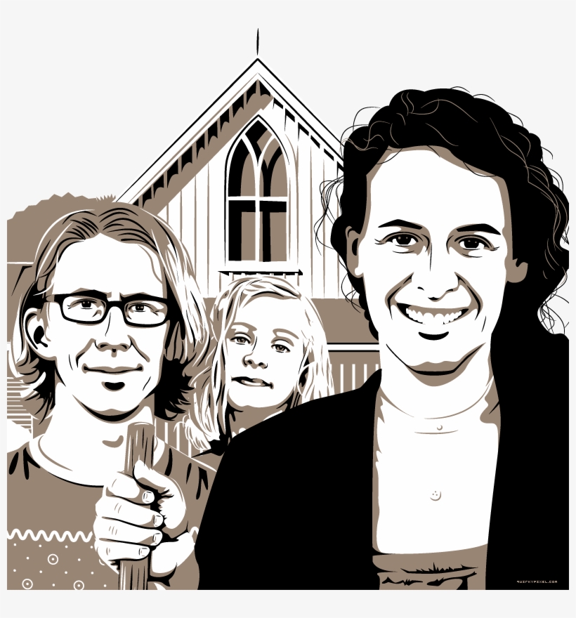 Robyn, Bill And Sophia - Illustration, transparent png download