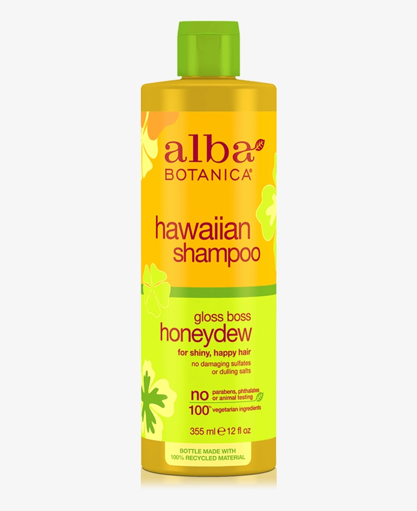 12 Fl Oz - Alba Botanica - Alba Hawaiian Shampoo Gloss Boss Honeydew, transparent png download