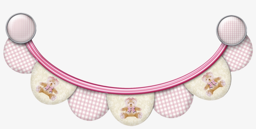 Pink Banner Png Download - Bear Digital Scrapbooking, transparent png download