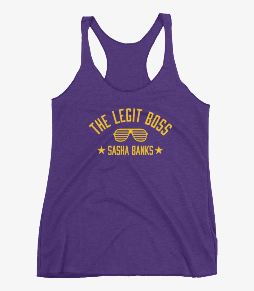 Sasha Banks "the Legit Boss - Wifey Tank - Bride Tank, Bachelorette Party Tank, Bridesmaid, transparent png download