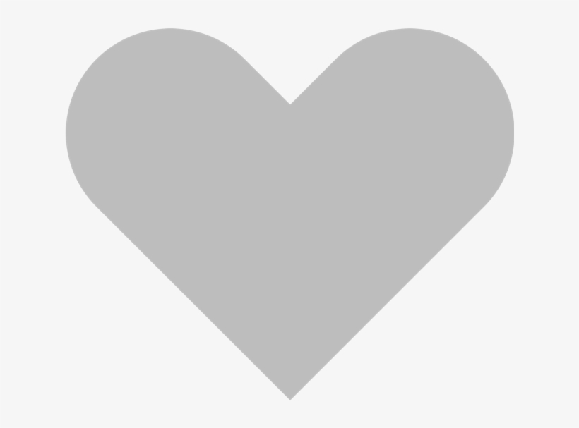 By Popup Painting & Events - Gray Heart Clip Art, transparent png download