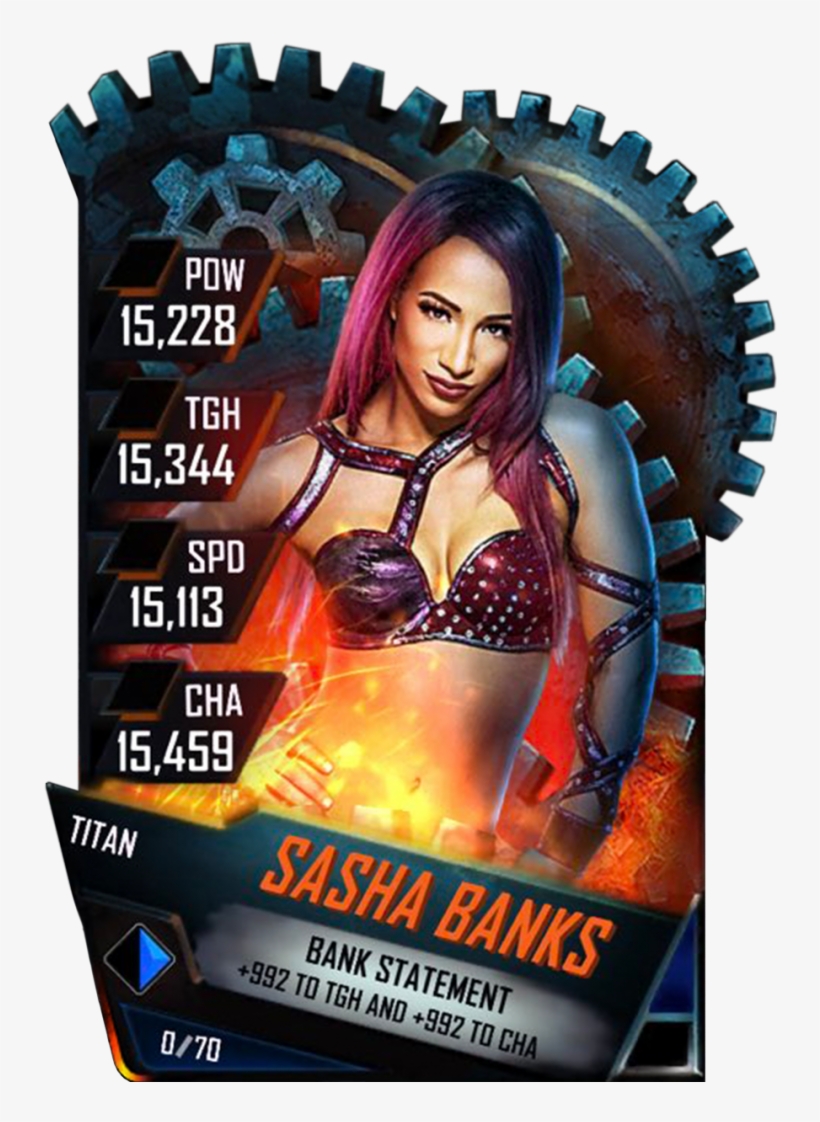 Sashabanks S4 18 Titan - Wwe Supercard Brock Lesnar Titan, transparent png download