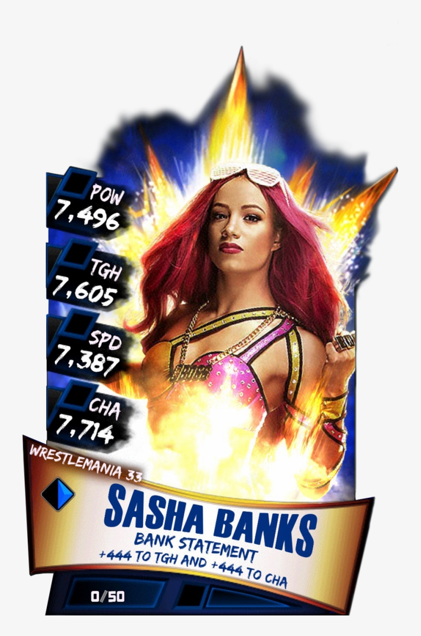 Sashabanks S3 14 Wrestlemania33 - Wwe Supercard Wm 33 John Cena, transparent png download