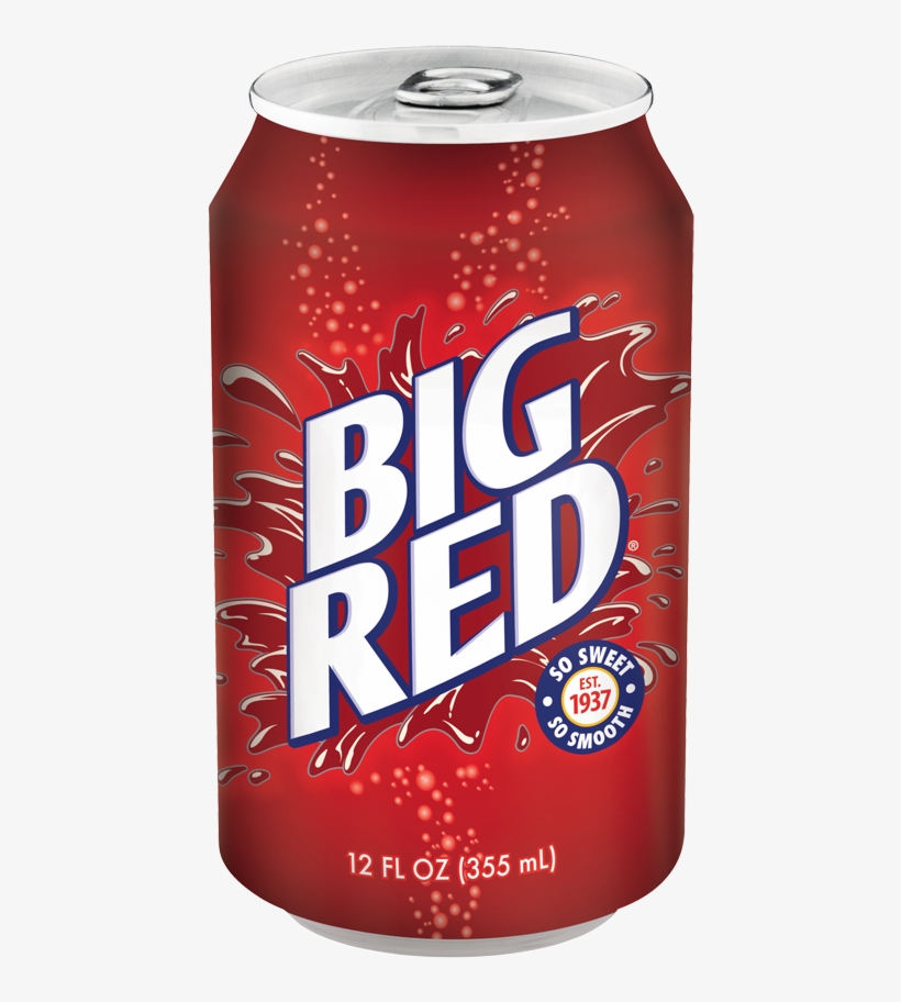 Big Red - Big Red Soda Can, transparent png download