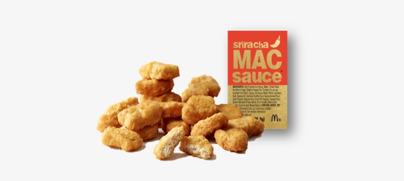 20-piece Chicken Mcnuggets And Sriracha Mac Dipping - Mcdonald's Signature Sriracha Sauce, transparent png download