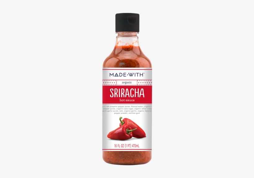 Sriracha Hot Sauce - Made With Hot Sauce, Organic, Sriracha - 16 Fl Oz, transparent png download
