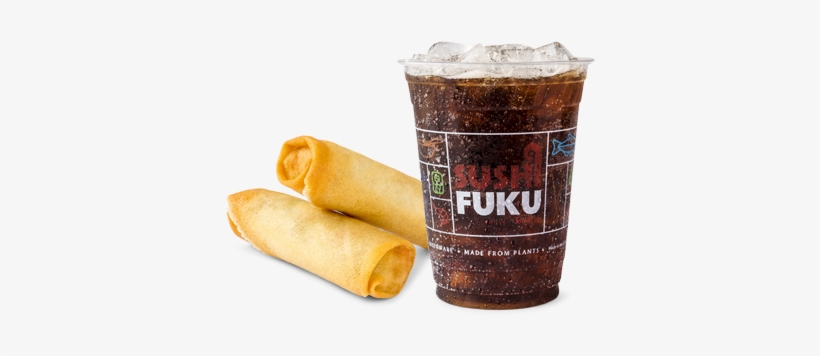 2-piece Spring Rolls Large Fountain Drink $3 - Portable Network Graphics, transparent png download