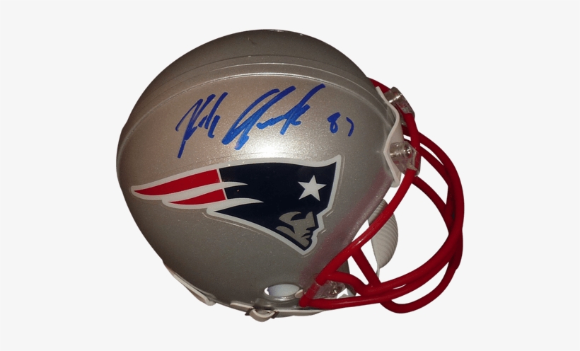 Rob Gronkowski Autographed New England Patriots Mini - New England Patriots, transparent png download