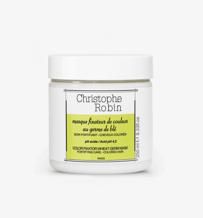 Christophe Robin Color Fixator Wheat Germ Mask - Christophe Robin Color Fixator Wheat Germ Mask (250ml), transparent png download