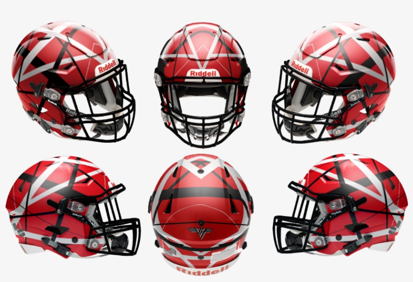 Van Halen Speedflex 6 View - Charlotte 49ers Football Helmet, transparent png download