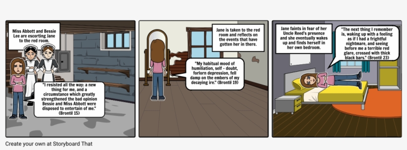 Jane Eyre Chapter 1-4 - Cartoon, transparent png download