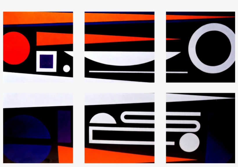 Six Print Squares - Auguste Herbin, transparent png download