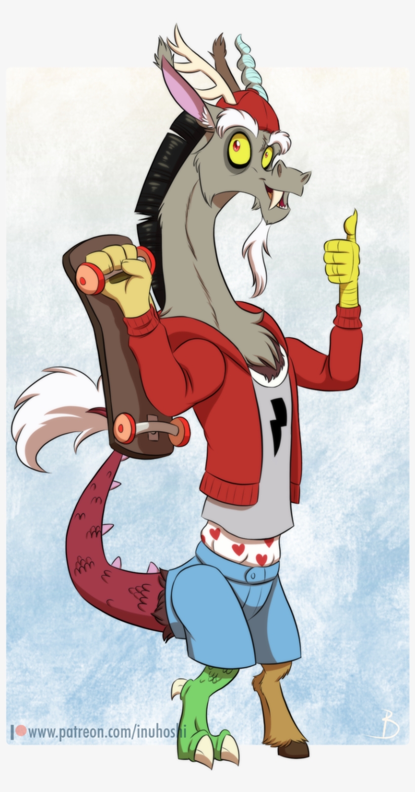 Discord, Draconequus, Gradient Background, How Do You - Darkpen, transparent png download