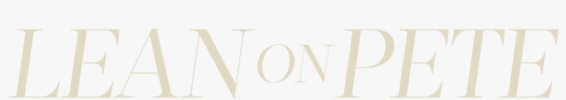 Loptitle - Lean On Pete, transparent png download