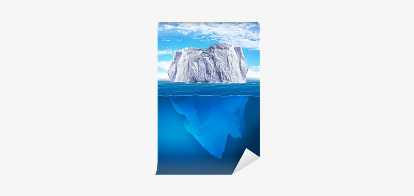 Designart 'melting Iceberg' Seascape Photography Round, transparent png download
