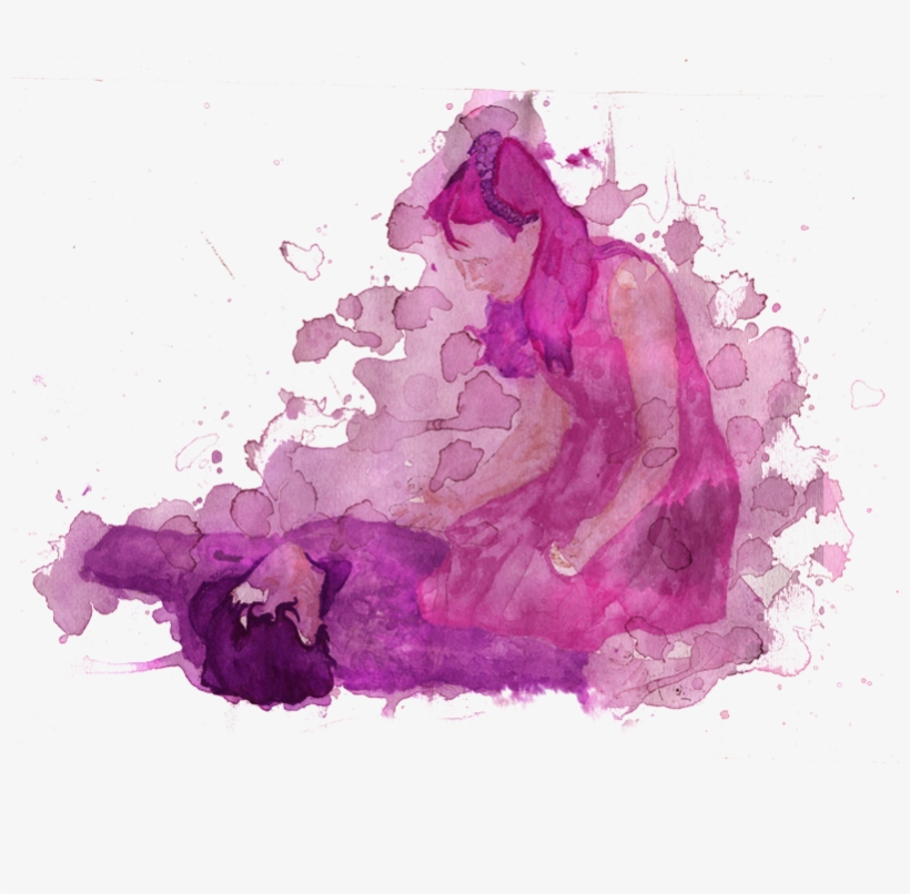 A Despedida É Uma Dor Tão Suave Que Te Diria Boa Noite - Watercolor Paint, transparent png download