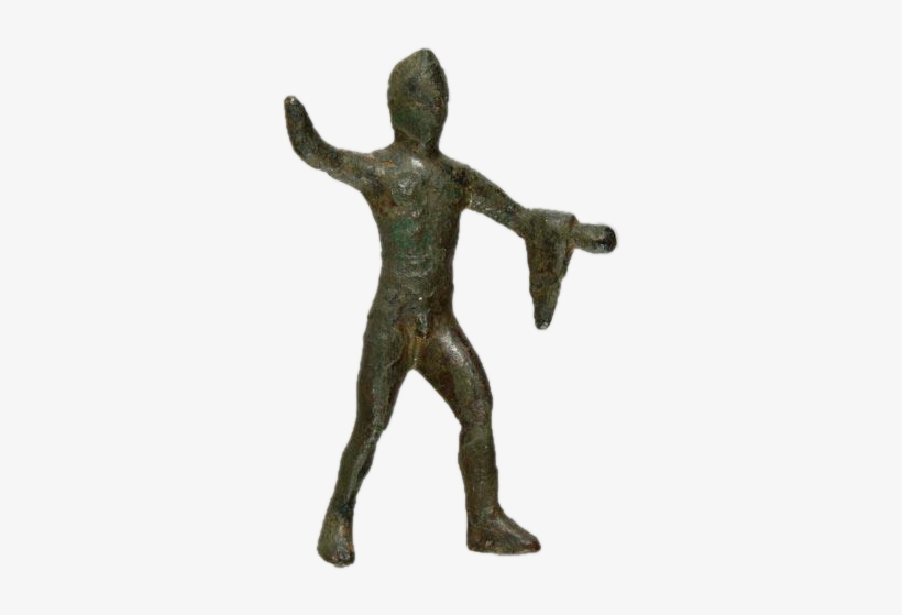 Antik, Roman Bronze Figurine Of Hercules, 43 410 Ad - Museum, transparent png download