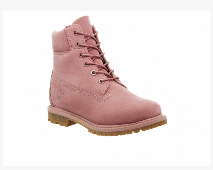 grey and pink timberlands