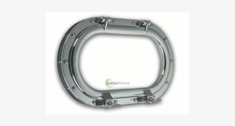 Oval Framed Opening Porthole In Brass Or Chromium Plated - Oblò Ovale Ott.cr. 65x435, transparent png download