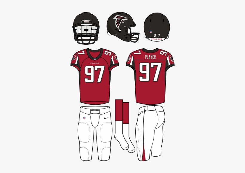 Atlanta Falcons - Seattle Seahawks Home Jersey, transparent png download