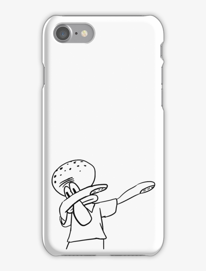Dab Squidward Iphone 7 Snap Case - Iphone, transparent png download