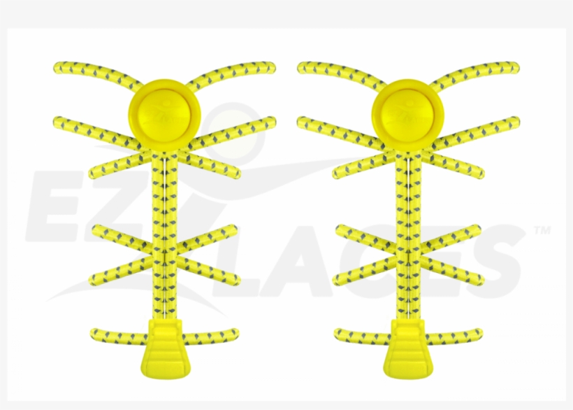 Go Bananas - Ezlaces No-tie, Reflective, High Performance, Elastic, transparent png download