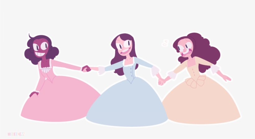 Angelica Eliza And P E G G Y By Medeenezz Jefferson - Angelica Eliza And Peggy Fanart, transparent png download