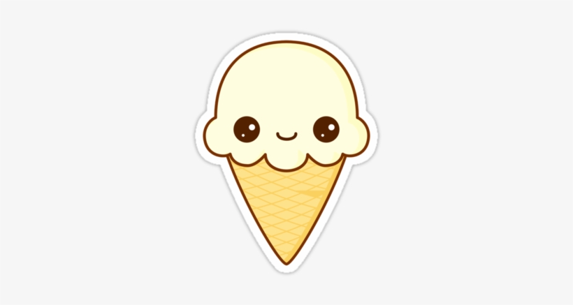 Yummy Food, Foods, Patches, Kids Education, Weird Things, - Cute Vanilla Ice Cream, transparent png download