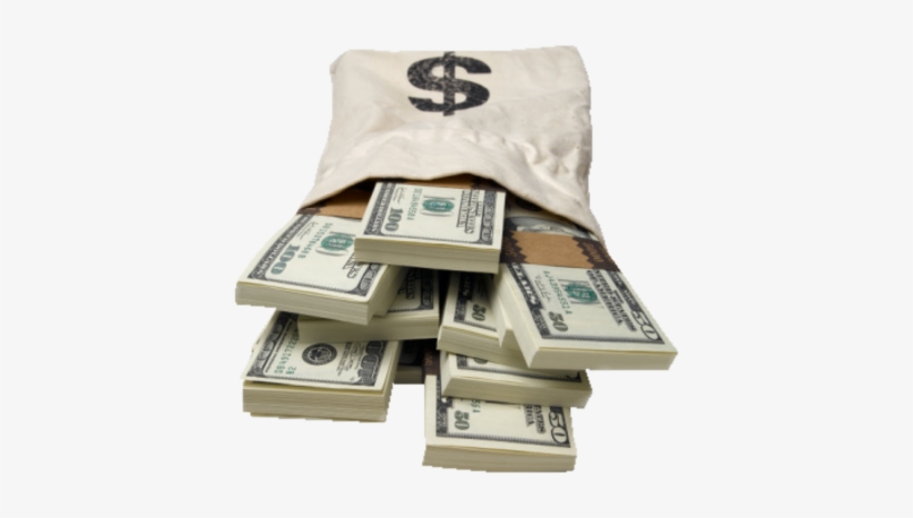 Cash Money Bag - Billions Of Dollars Png, transparent png download