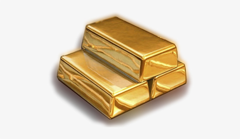3 Gold Bars Png, transparent png download