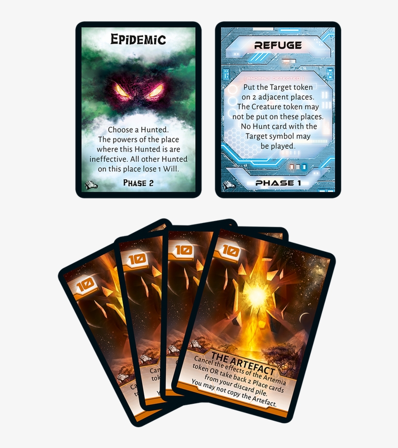 The Yellow Artefact Promo - Board Game Not Alone Content, transparent png download