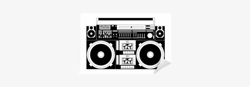 Retro Old School Boombox, transparent png download