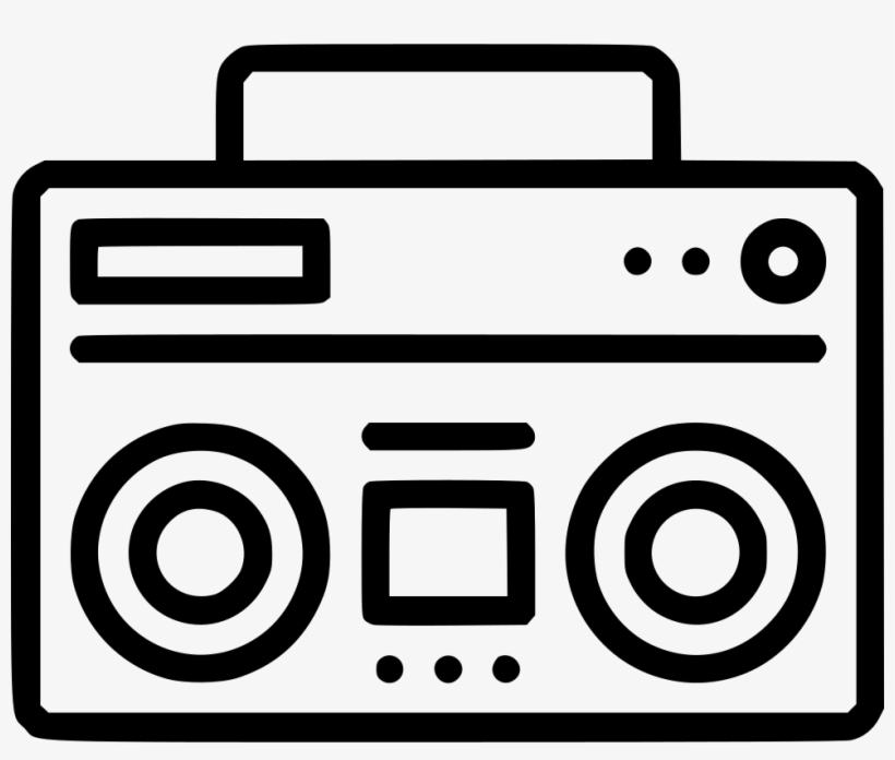 Audio Speaker Music Boombox Radio Sound Comments - Music, transparent png download