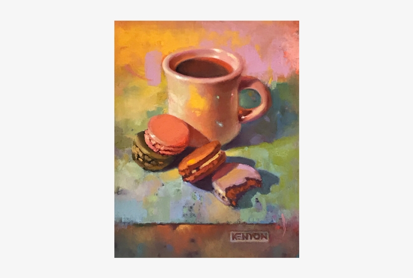 Liz Kenyonfine Art Pastel Painting - Coffee Cup, transparent png download